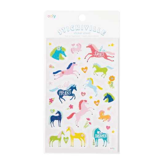 Set de stickers Stickiville Caballos