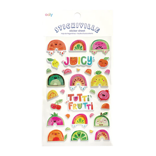 Set de stickers Stickiville Tutti Fruitti