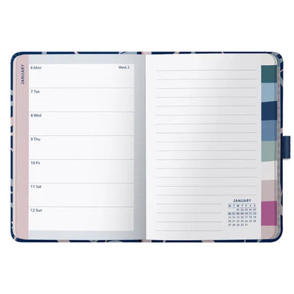 Agenda 2025 Navy Floral 12 Meses