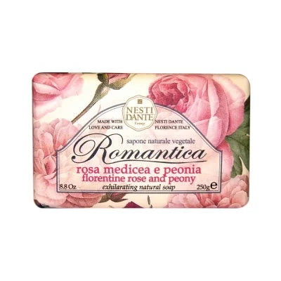 Jabón Romántica Rosa y Peonia 250 gr