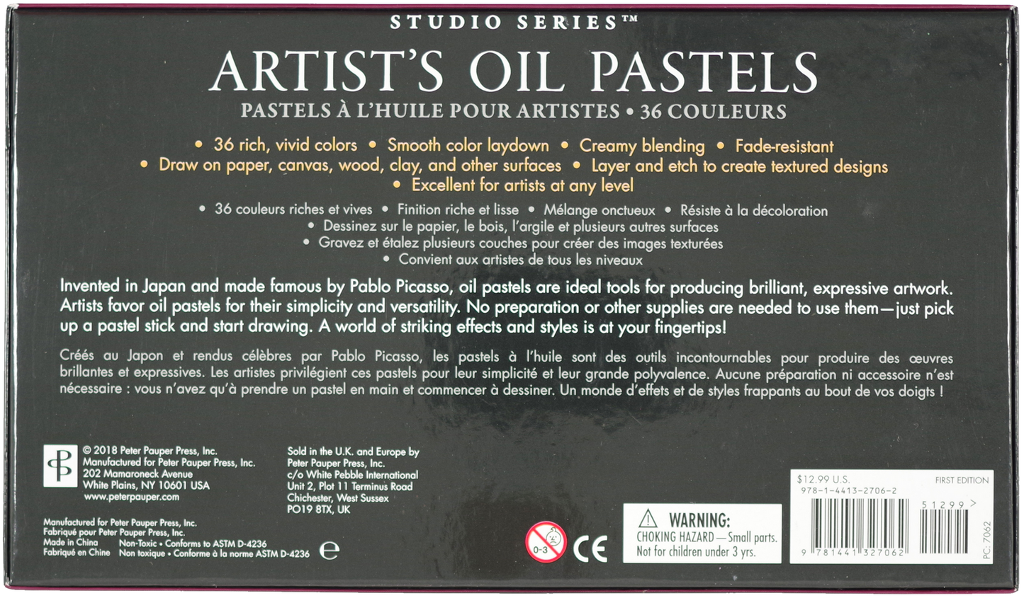 Pasteles al óleo de la serie Studio