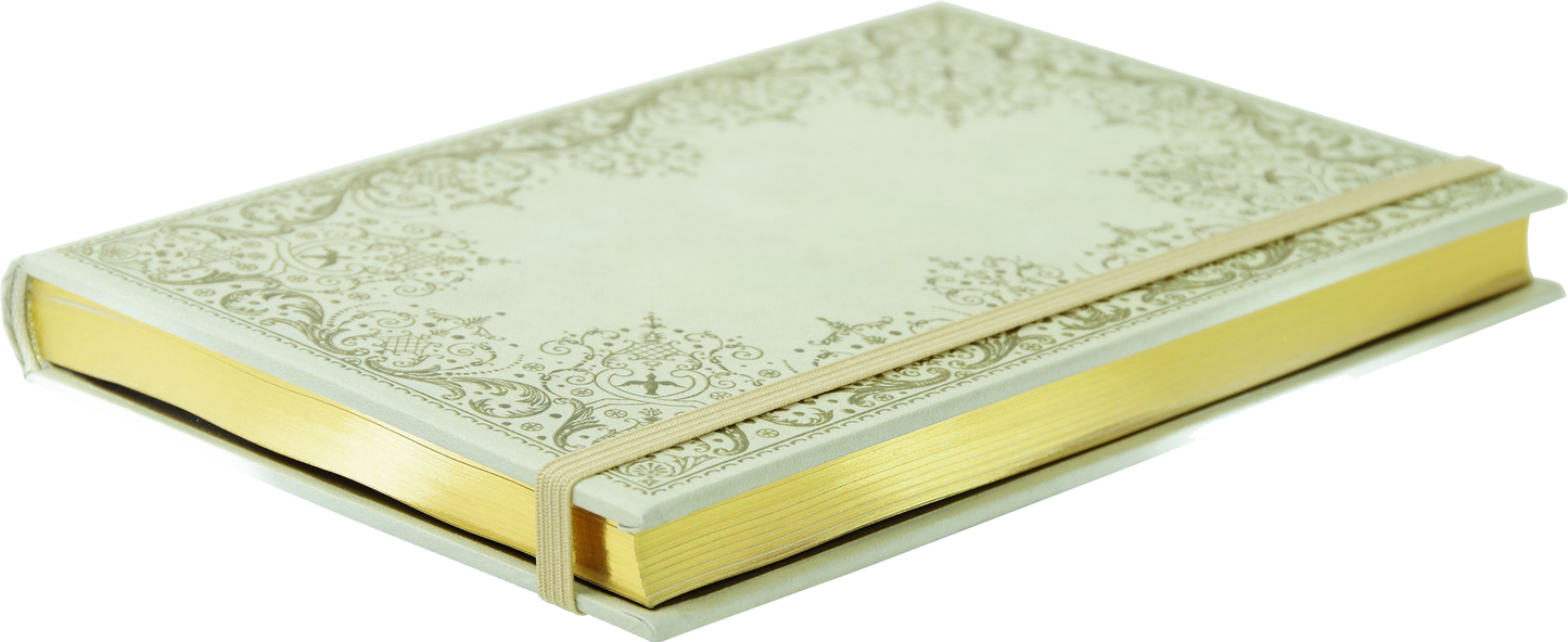 Libreta con elástico Ivory