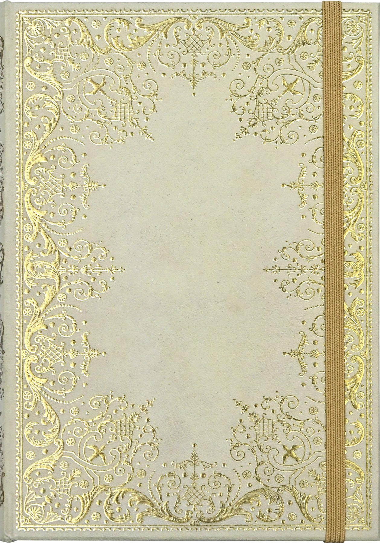 Libreta con elástico Ivory