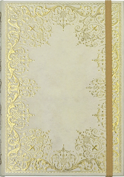 Libreta con elástico Ivory