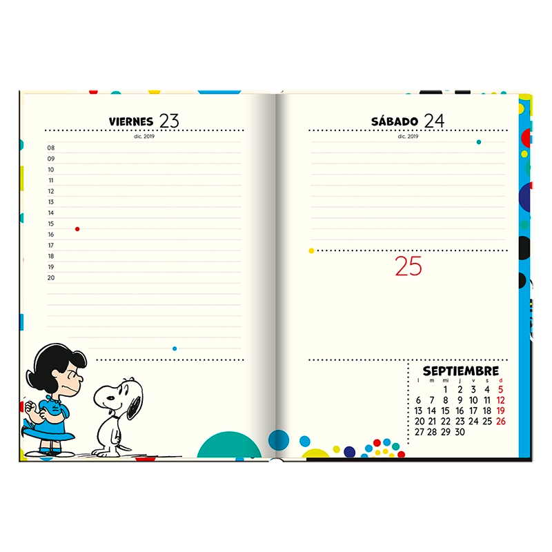 Agenda Snoopy Book 2025