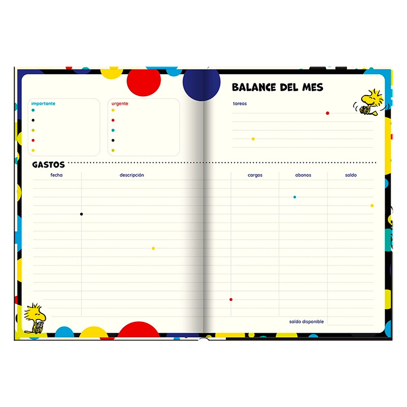 Agenda Snoopy Book 2025