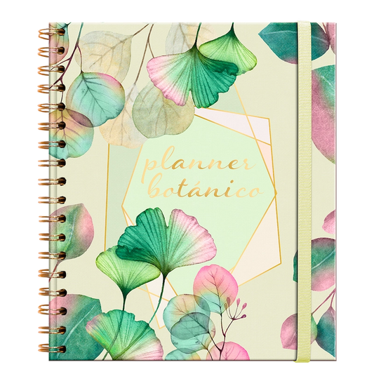 Planner sin fecha  Botanico Menta Semanal