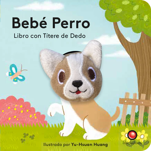 libro con titere de dedo - BEBE PERRO