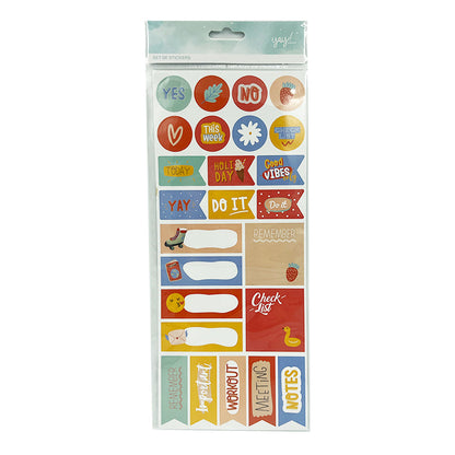 Set Stickers Planifica tu semana