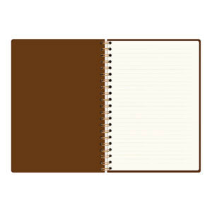 Cuaderno mediano Ecocuero My Notebook Café