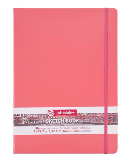 Talens Art Creation Sketch Book - Libreta Coral Red 21 x 30 cm