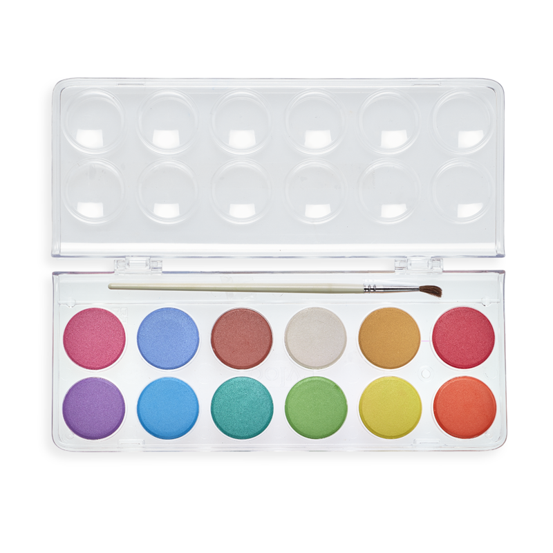 Kit de Acuarelas con Pincel Colores Perlados - Chroma Blends