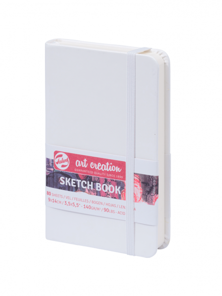 Libreta Sketchbook 9x14 cm Art Creation 140gr 80hjs White