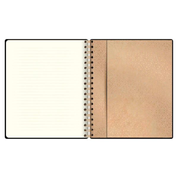 Cuaderno grande Ecocuero negro My Notebook