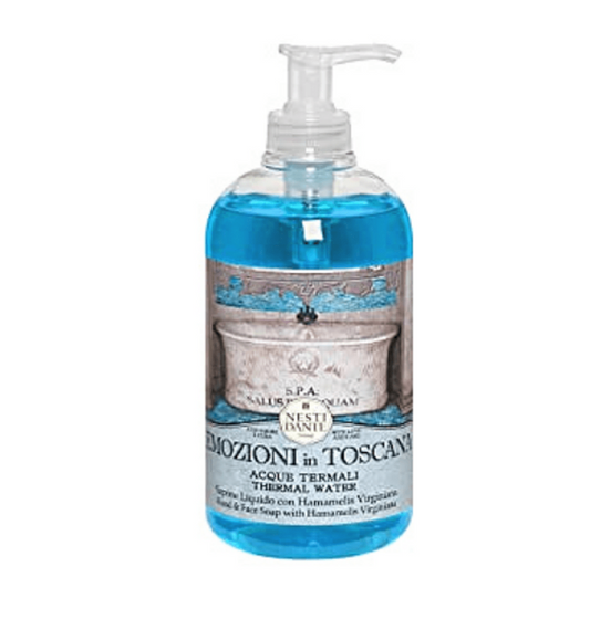 Jabón líquido Emozioni in Toscana - Aguas Termales - 500 ml dispensador