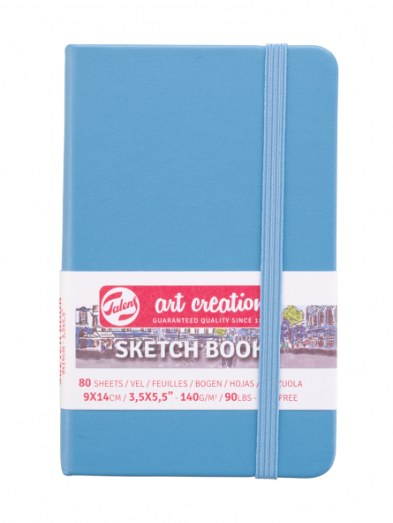 Libreta Sketchbook 9x14 cm Art Creation 140gr 80hjs Lake Blue