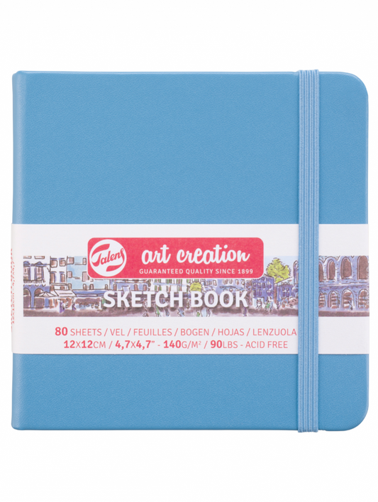 Libreta Sketchbook 12*12  cm Art Creation 140gr 80hjs Lake Blue