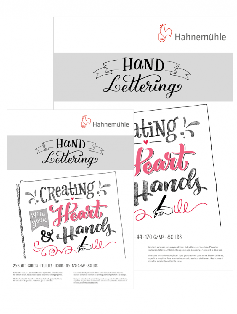 Croquera A4 Hand Lettering Hahnemuhle