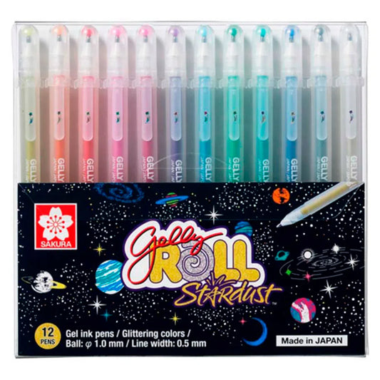 Set Lápices Tinta Gel Sakura Gelly Roll Stardust