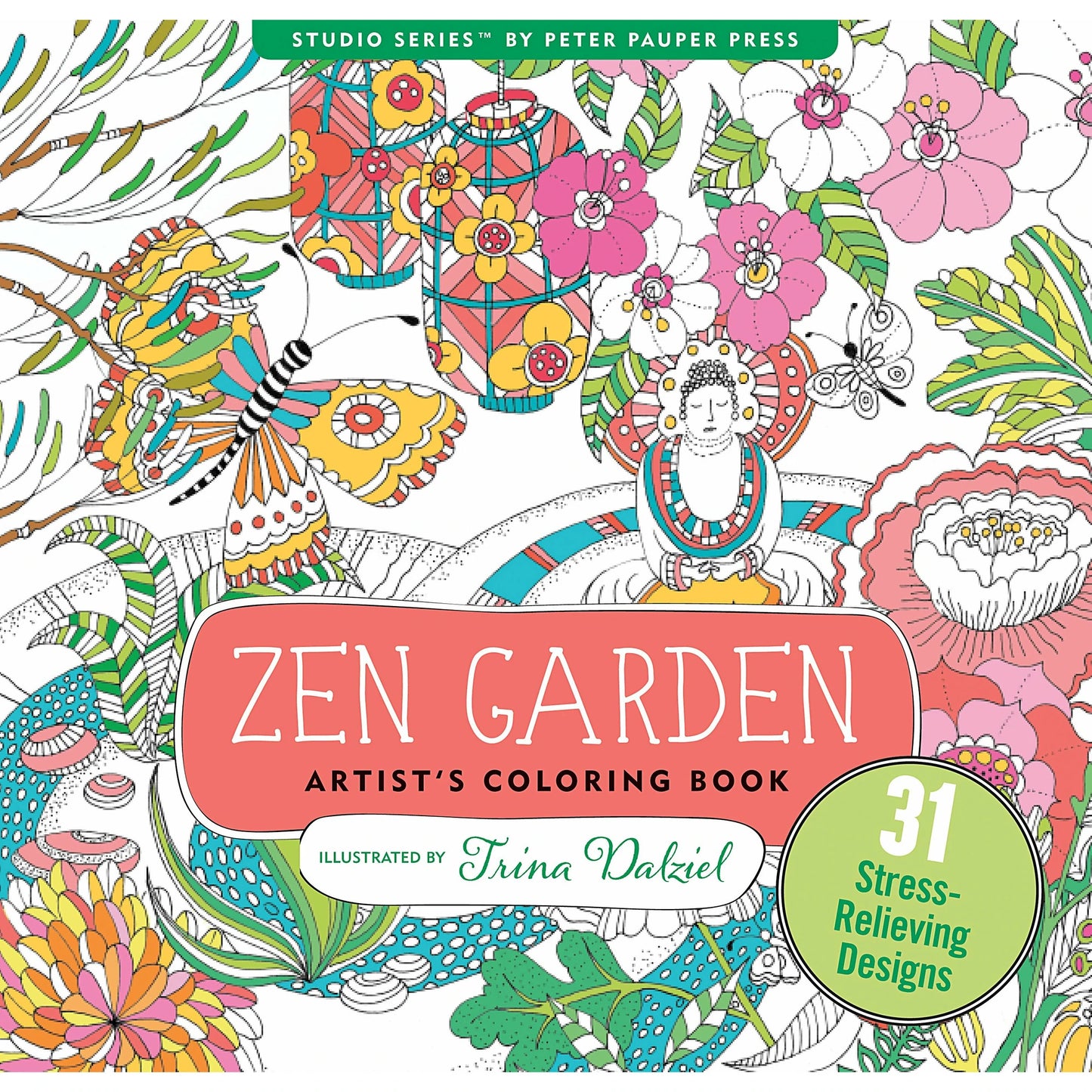 Libro para Colorear Zen garden