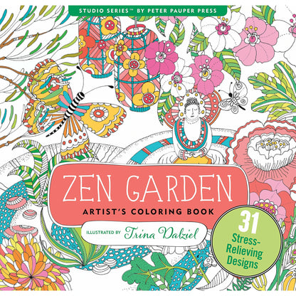 Libro para Colorear Zen garden
